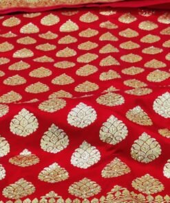 MUBARAK Woven Banarasi Handloom Silk Blend Saree