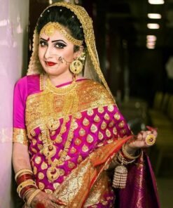 MUBARAK Woven Banarasi Silk Blend Saree