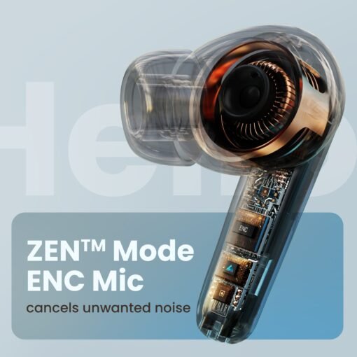 Boult Audio Airbass Z35 with ZEN ENC Mic, 32H Playtime, 45ms Ultra-Low Latency Mode, 5.3 Bluetooth Headset